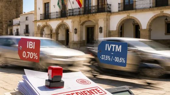 El Ayuntamiento de Cáceres impulsa la tramitación para rebajar el IBI y el impuesto de circulación