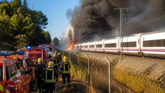 Incendio en Tarragona obliga a suspender la alta velocidad y afecta a trenes con destino Barcelona