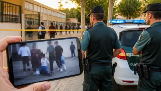 Investigan en Huelva la difusión en redes de una agresión entre menores en Moguer