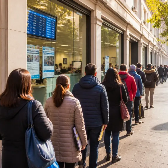 La regularización de extranjeros eleva las cifras de paro y tensiona la atención del SEPE