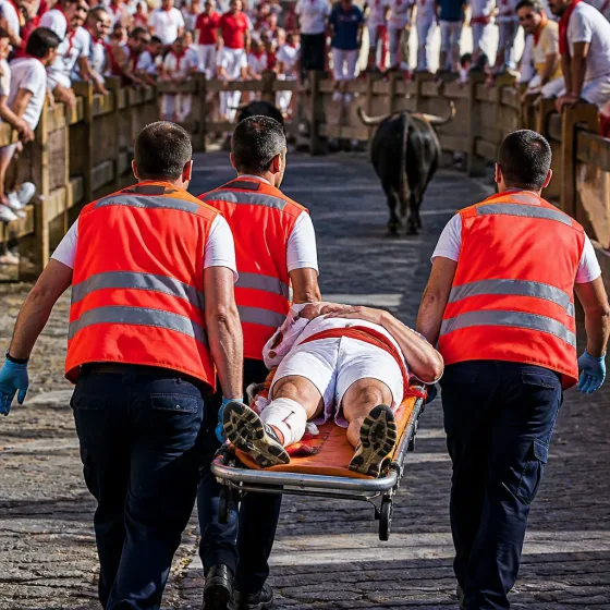 Un participante herido y varios atendidos tras el espanto en Carbajales de Alba