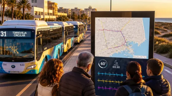 Torrevieja renueva su red de autobuses con más frecuencias y tres líneas nocturnas