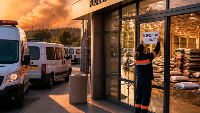 Alcalá de Henares cierra el pabellón de Espartales tras volver los últimos evacuados