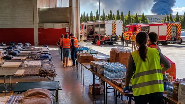 Alcalá de Henares habilita Espartales como refugio para hasta 200 personas ante los incendios