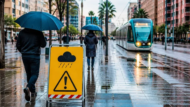 Alerta amarilla por tormentas y lluvias en L'Hospitalet de Llobregat este domingo