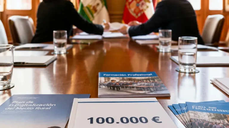 Almería refuerza apoyo al emprendimiento y la competitividad con nuevo convenio Diputación-Cámara
