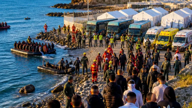Ceuta afronta una crisis migratoria sin precedentes tras la llegada masiva de miles de personas