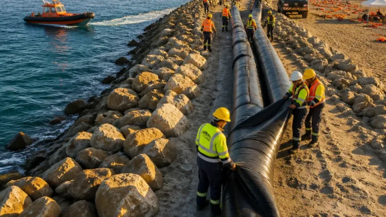 Ceuta instala barreras en el Tarajal tras la salida masiva de migrantes y 57 fallecidos
