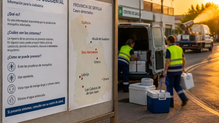 Dos Hermanas registra dos nuevos casos de virus del Nilo, uno de ellos grave