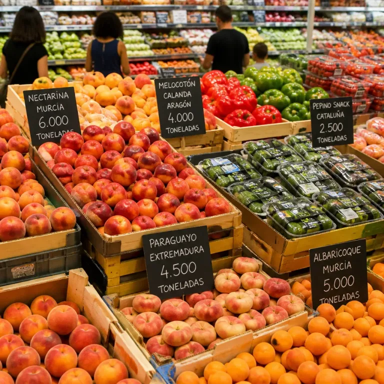 Aldi apuesta por producto español para el verano y comprará más de 4.280 toneladas de fruta de hueso