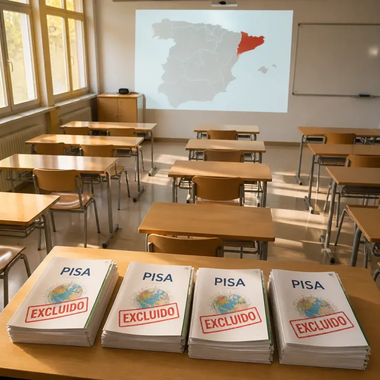 Errores técnicos en PISA 2025 dejan a Cataluña fuera de la comparativa nacional