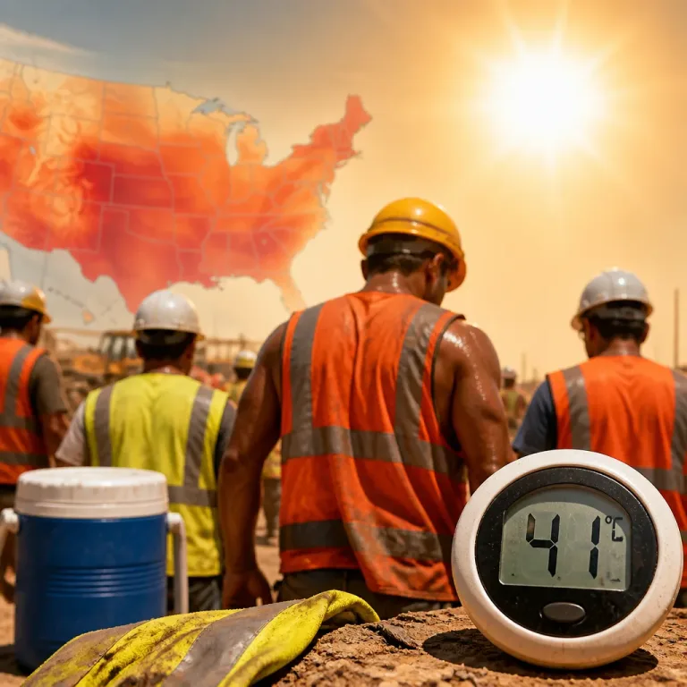Ola de calor y ausencia de norma federal dejan a millones de trabajadores al aire libre en riesgo