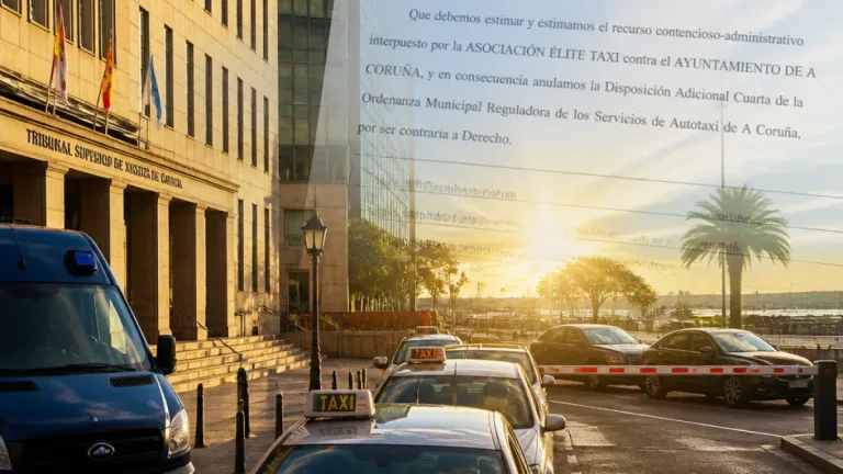 El TSXG anula artículos de la ordenanza de movilidad de A Coruña por discriminar a los VTC