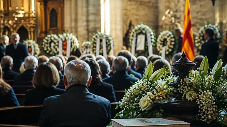 En Lleida: multitudinaria despedida en Balaguer al escritor Josep Vallverdú, a los 103 años