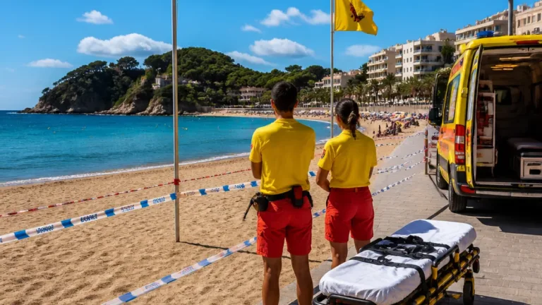 Girona: un hombre fallece por ahogamiento en la playa de Fenals y Protecció Civil alerta sobre las precauciones