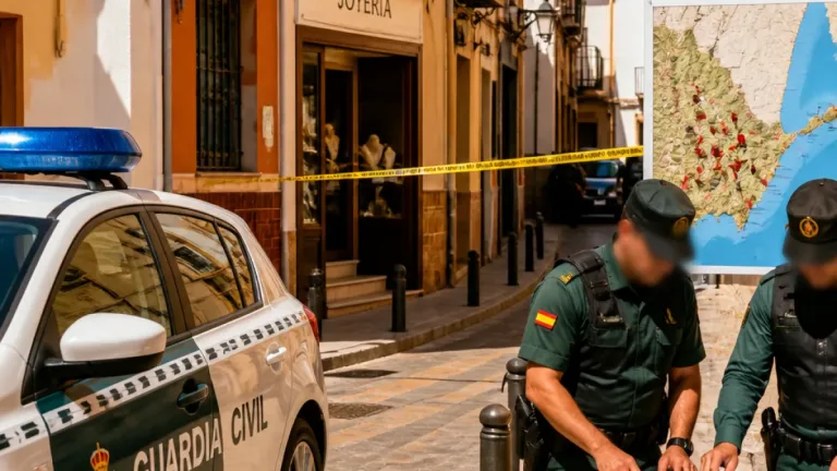 La Guardia Civil esclarece 33 delitos del 'método del abrazo' en Almería este año