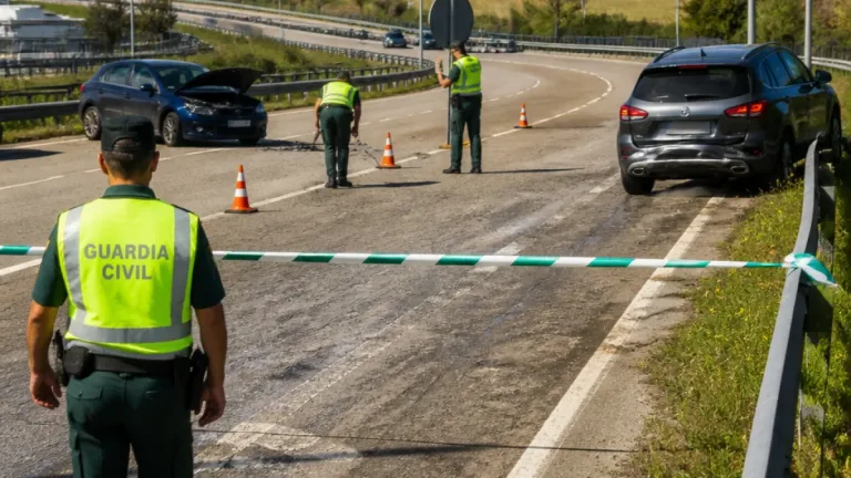 La Guardia Civil revisará la señalización en Porceyo tras el choque mortal en Gijón