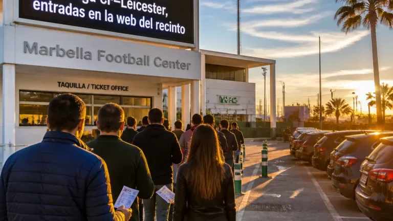 Málaga: el amistoso Málaga CF–Leicester cambia a Marbella y altera la gestión de entradas