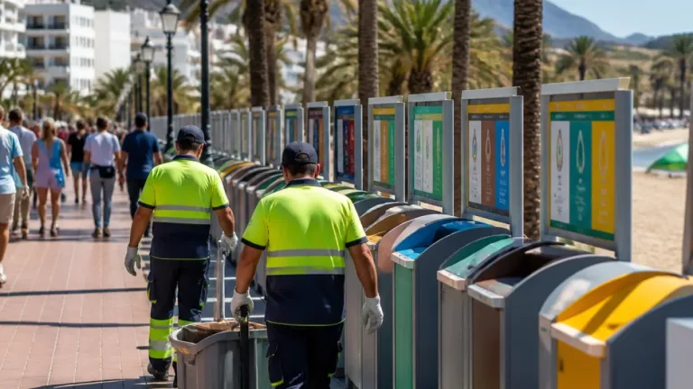 Marbella instala 104 nuevas islas de reciclaje para modernizar la recogida en sus playas