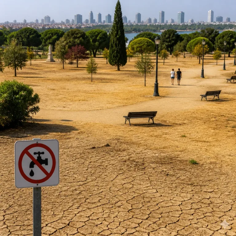 La ola de calor deja Hyde Park irreconocible y evidencia la presión sobre los espacios verdes urbanos