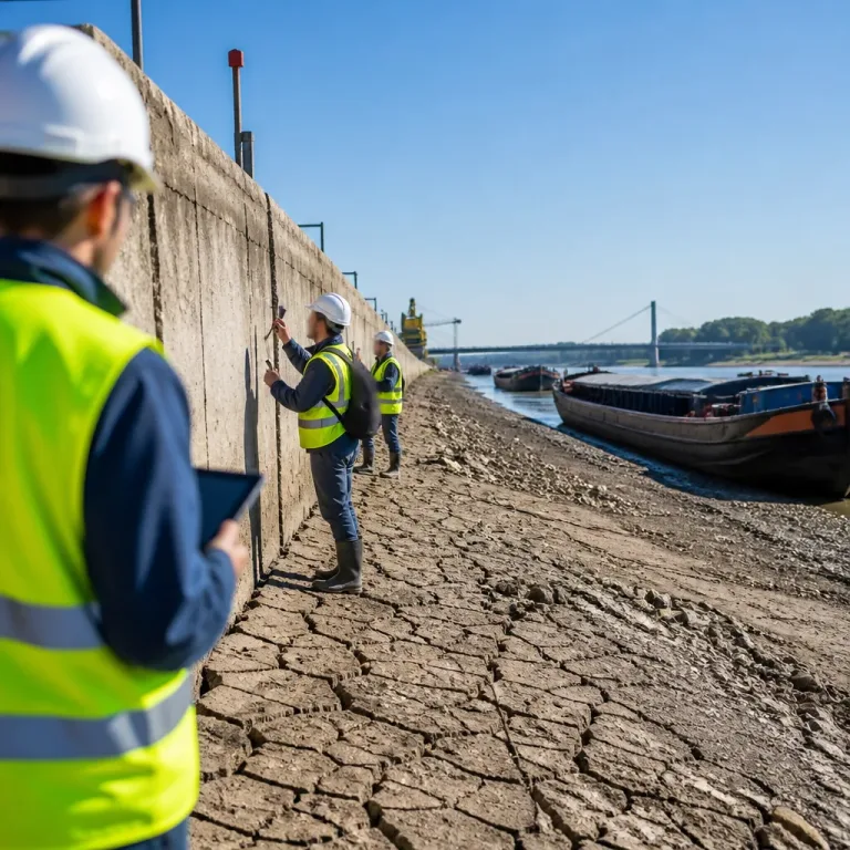 Sequía en Europa pone en jaque diques neerlandeses y reduce el tráfico del Rin y afluentes