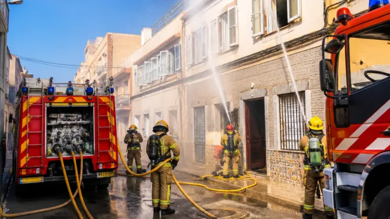 Orihuela: incendio en un trastero obliga a desplegar dos dotaciones de bomberos