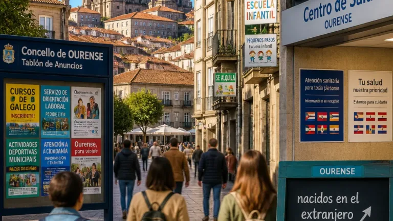 Ourense registra un aumento histórico de población nacida en el extranjero y cambia su perfil demográfico