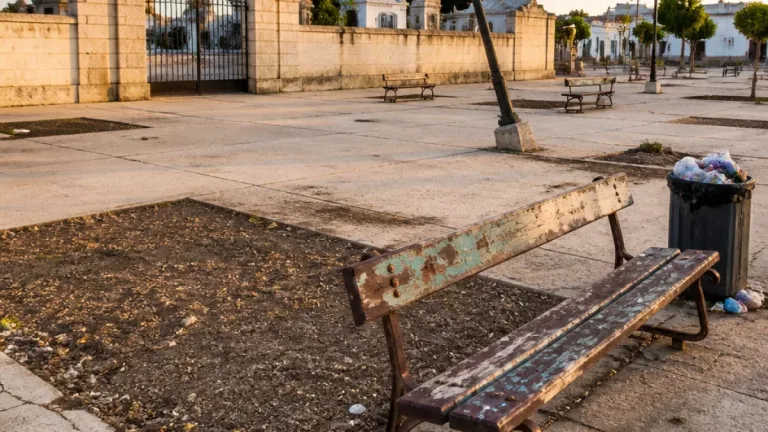 PP reclama actuación urgente en la plaza junto al cementerio de San Fernando