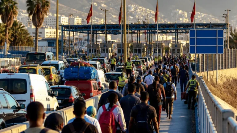 Reabierta de forma progresiva la frontera de Melilla tras la disminución de la presión migratoria