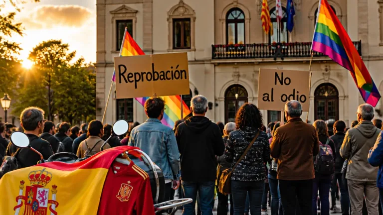 Reprobación en Sant Cugat del Vallès por comentarios homófobos de un concejal de Vox