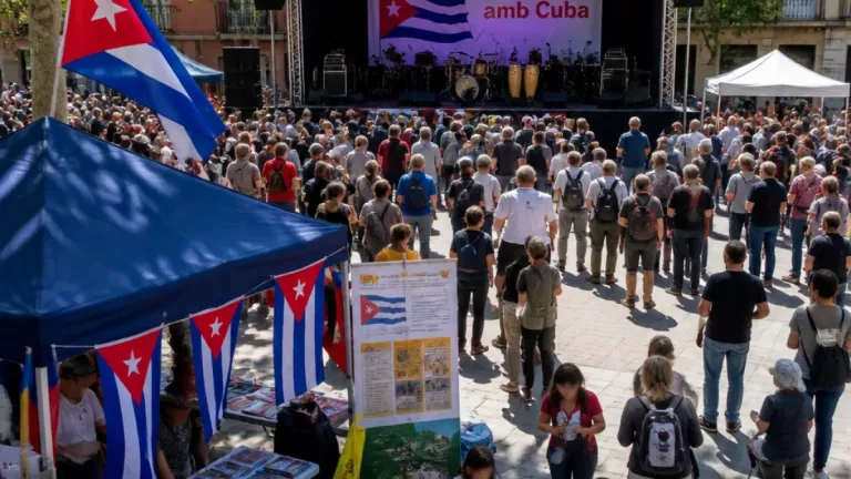 Terrassa acogerá el encuentro 'Sempre és 26' en apoyo a Cuba en la Plaça Primer de Maig