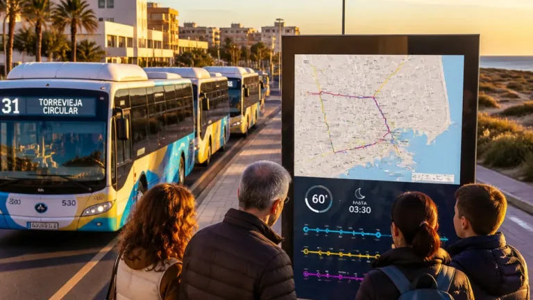 Torrevieja renueva su red de autobuses con más frecuencias y tres líneas nocturnas