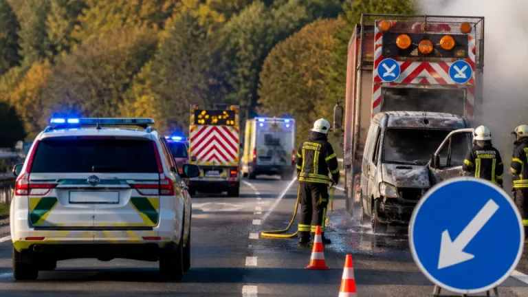 Trágico accidente en la A-6 deja dos muertos en Lugo y corta el tráfico en sentido A Coruña