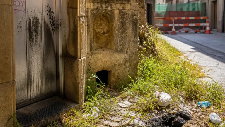 Vecinos de Ourense alertan de inseguridad y falta de mantenimiento en varias calles del casco urbano